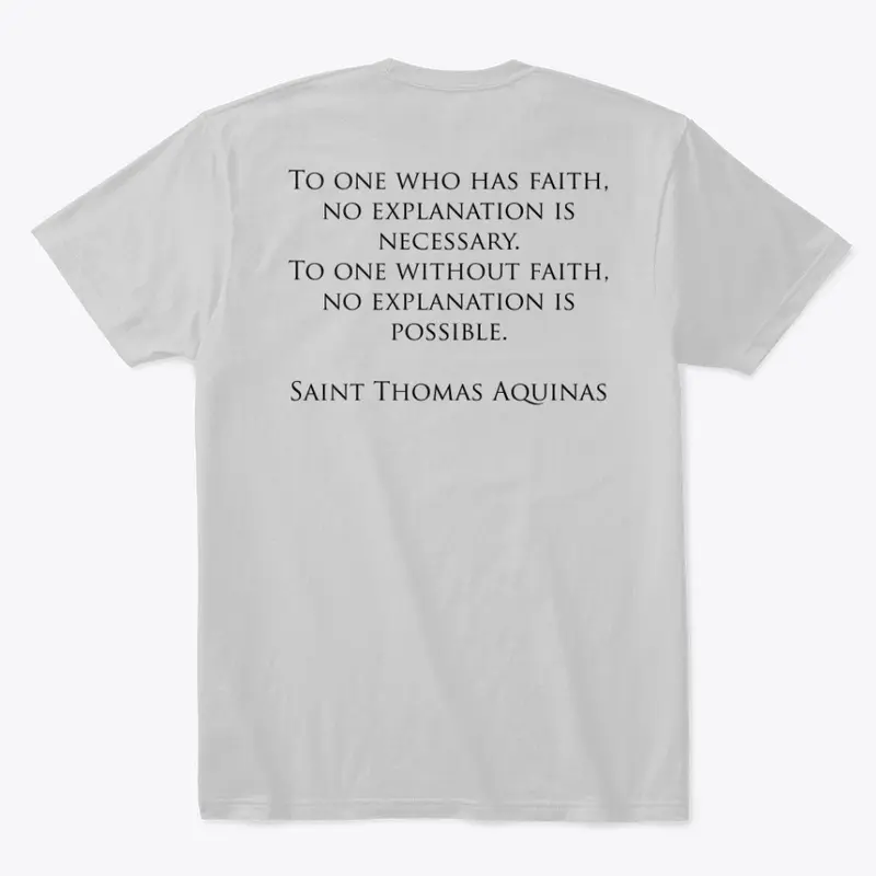 St. Thomas Aquinas faith quote